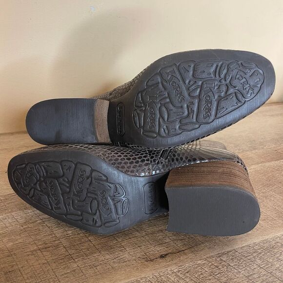 Kork Ease Korks Women's Booties Boots Size 8 M Brown Leather shoes - Picture 5 of 8